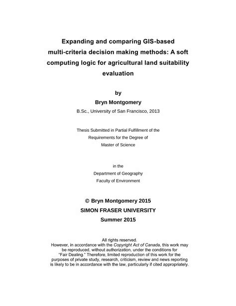 Pdf Expanding And Comparing Gis Based Multi Criteria Decision Dokumen Tips