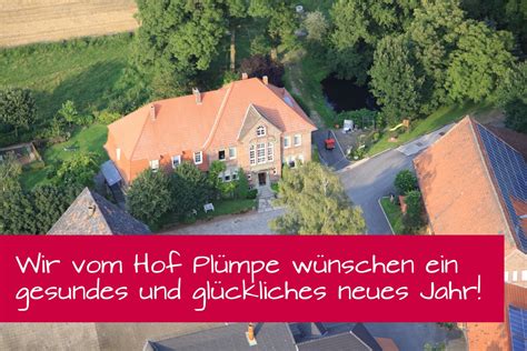 Hof Plümpe wünscht ein gesundes und glückliches neues Jahr Hof