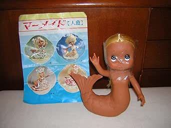 Amazon Co Jp Miraculous Item Showa Retro Mermaid Soft Vinyl Doll Sexy Nude Vintage Curiosity