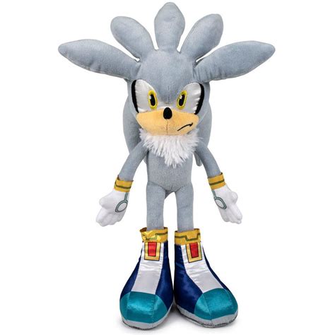 Sonic The Hedgehog Silver The Hedgehog Plush 20h Great