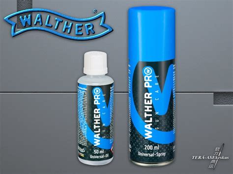 Aseöljy Walther Pro Gun Care 50ml 200ml