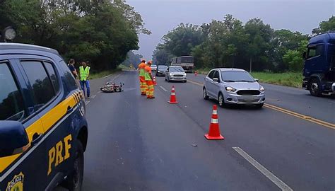 Acidente Entre Carro E Moto Deixa Um Morto E Um Ferido Na Br 386