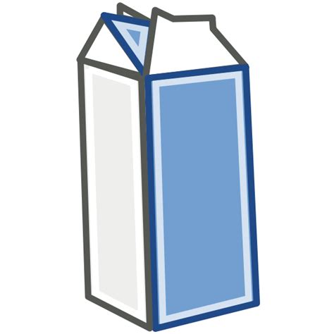 Vector Image Of Milk In Carton Free Svg