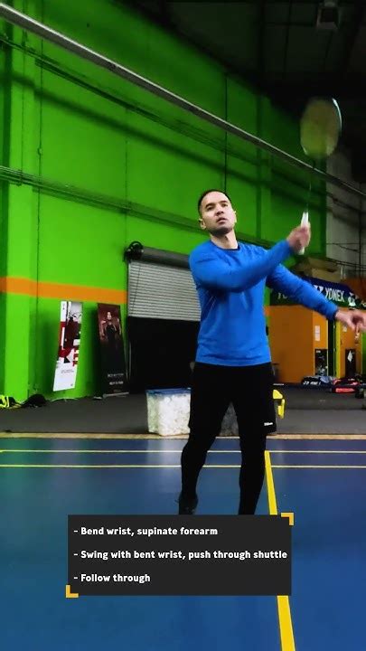 Forehand Short Serve Tutorial Badminton Badmintontechnique