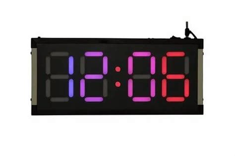 Skylink Jumbo Large Digital Ntp Wireless Wall Clock In Color Led