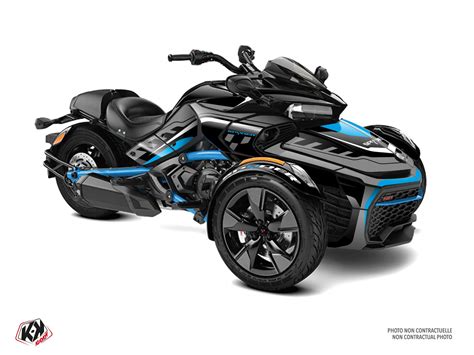 Can Am Spyder F Roadster Horizon Graphic Kit Blue Kutvek Kit Graphik