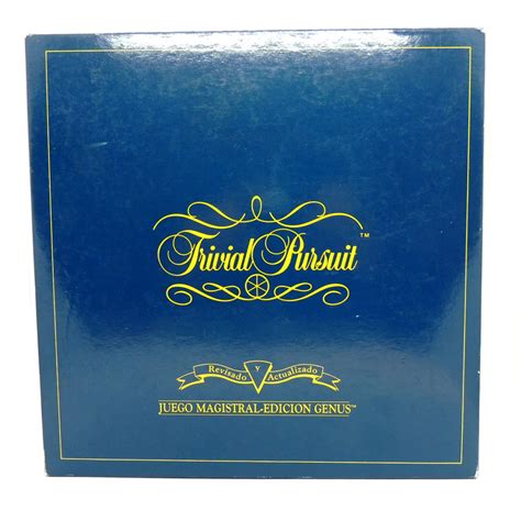 Juego De Mesa Trivial Pursuit Edicion Genus Parker 80s Madtoyz