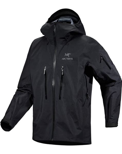 Arcteryx Mens Alpha Sv Jacket Bordeaux Fjellsportno