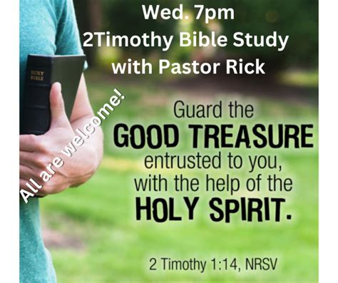 Bible Study With Pastor Rick Evangel Church