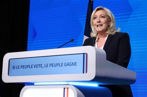 Présidentielle 2022 Le Pen Se Dit La Présidente De Tous Les Français