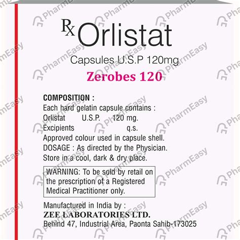 Buy Zerobes 120 Mg Capsule 10 Online At Flat 15 Off Pharmeasy