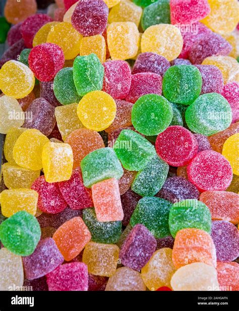 Assortment of sugar coated candy Stock Photo - Alamy