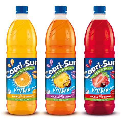 Capri Sun Unveils Refreshed Pack Design With New Squash Offering