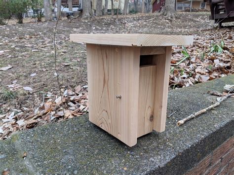 Raw Cedar Slot Style Gilwood Bluebird Nesting Boxbirdhouse Etsy