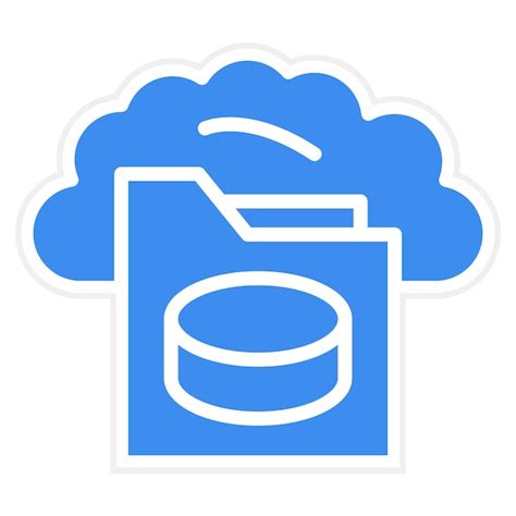 Premium Vector Cloud Storage Icon Style