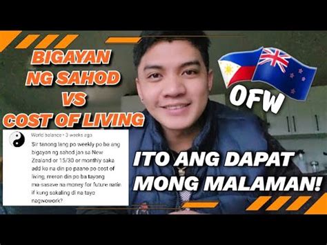 Paano Ang Bigayan Ng Sahod Vs Cost Of Living Dito Sa Nz Dapat Mo