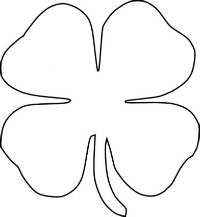 Clover Outline - ClipArt Best