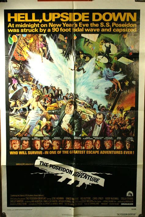 POSEIDON ADVENTURE, Original 1 sheet movie poster - Original Vintage ...