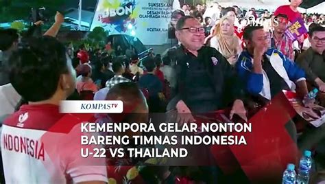 Kemenpora Gelar Nonton Bareng Timnas Indonesia U 22 Vs Thailand Video