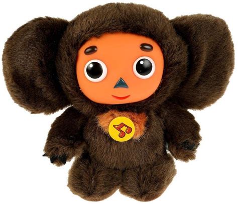 Игрушка мягкая Чебурашка 17 см музыкальный - купить с доставкой по ...