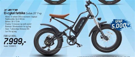 X Zite El Cykel Fatbike Tilbud Hos Thansen