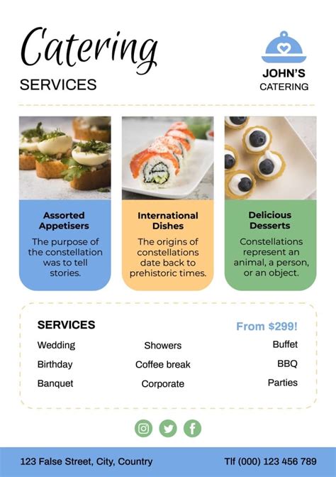 Catering Service Flyer