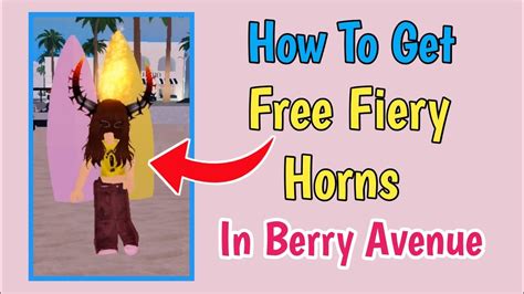 How To Get Fiery Horn In Berry Avenue 2024 Fiery Horn Code For