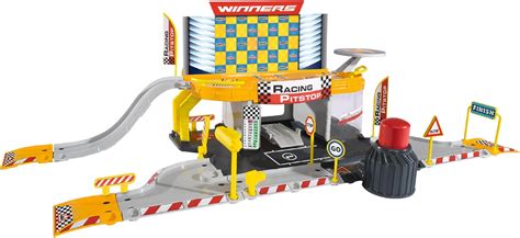 Majorette Creatix Racing Pitstop And Car Amazon Co Uk Toys Games