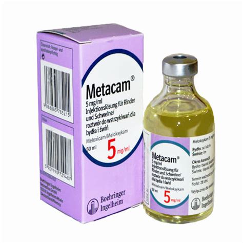 Метакам 0,5% (Metacam) - мелоксикам р-р д/ин 50 мл - для лечения опорно ...
