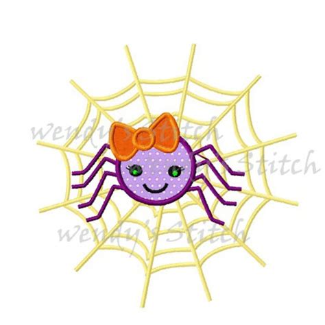 Spider Girl Embroidery Design Etsy