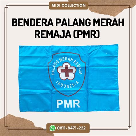 Jual Bendera Palang Merah Remaja Pmr Warna Biru Shopee Indonesia