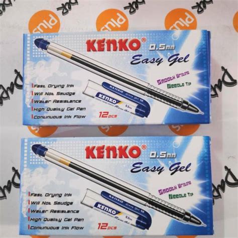 Jual Pulpen Ballpoint KENKO EASY GEL 12pcs Indonesia Shopee Indonesia