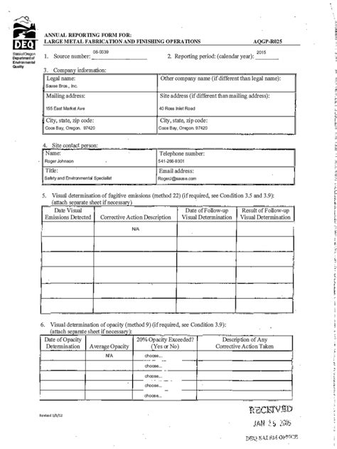 Fillable Online Metal Fabrication And Finishing Source Categories Rule