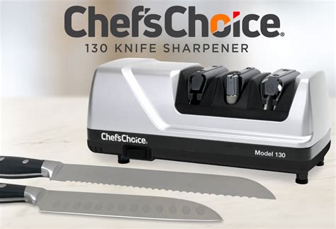 Chef S Choice Model 130 3 Stage Professional Electric Knife Sharpener Chef S Choice By Edgecraft