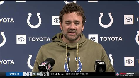 Indianapolis Colts Head Coach Jeff Saturday Praises Team Effort