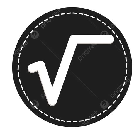 Radical Sign Hd Transparent Black Circle And White Radical Sign