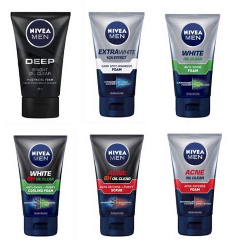 Nivea Men Facial Foam Cleanser Pembersih Muka 100ml Lazada