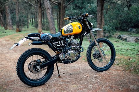Spicy Urban Mechanics Mustard Yellow Honda Xr 250 Bike Exif