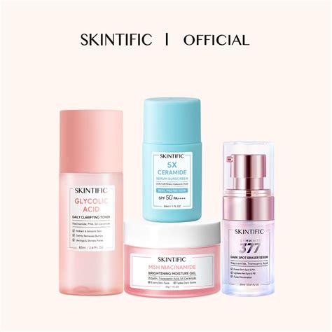 Jual Skintific Skincare Set 4 Pcs Niacinamide Moisturizer Symwhite