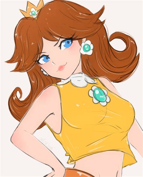 Princess Daisy By Omiza Zu On Deviantart