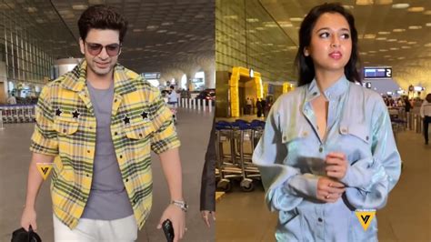 Watch Karan Kundrra And Tejasswi Prakash Spotted Together At Airport