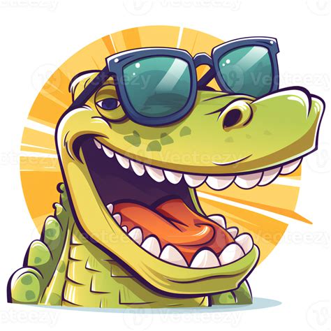 Crocodile Cartoon Ai Generative 28620987 Png