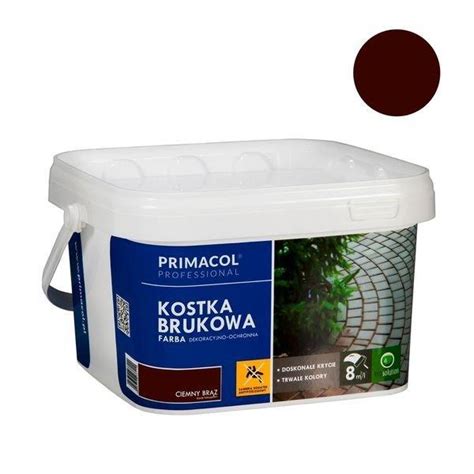 Primacol Farba Do Kostki Brukowej Ciemny Br Z L