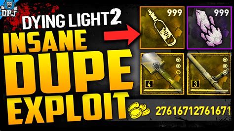 Dying Light Insane Dupe Infinite Money Exploit How To Duplicate