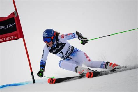 Kranjska Gora Petra Vlhova Domine La Première Manche Du Géant LÉquipe