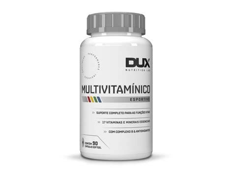 Multivitamínico Esportivo Dux Nutrition Lab Pote 90 Cápsulas 90 ...