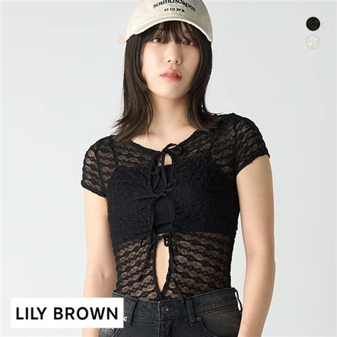 【楽天市場】リリーブラウン Lily Brown 【lily Brown Lingerie】レーシーリボンボディスーツ レディース 全2色 ：shirohato（白鳩）