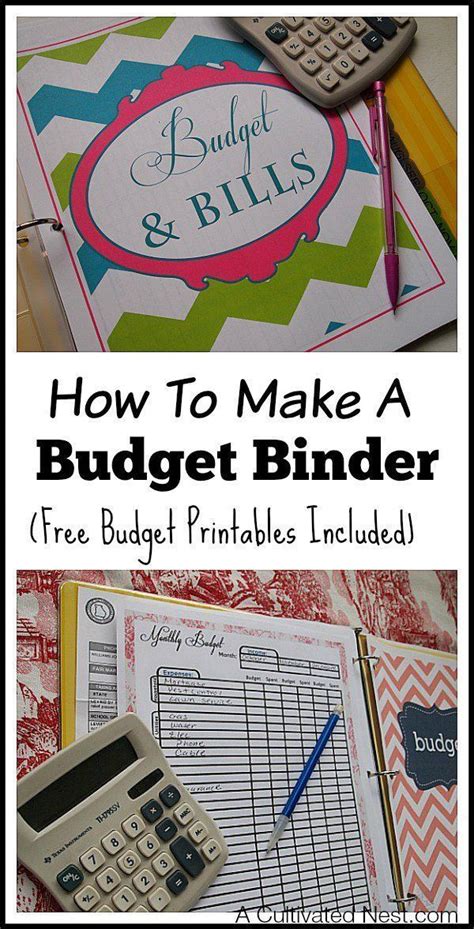 Budget Binder Make Your Own Household Budget Notebook