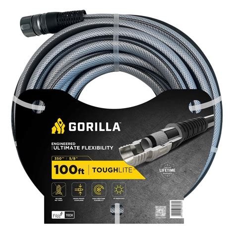 Gorilla ToughLite 5 8 In X 100 Ft Heavy Duty Garden Hose HYB55800