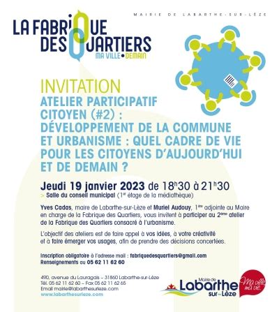 Mairie De Labarthe Sur L Ze Jeudi Janvier H Atelier